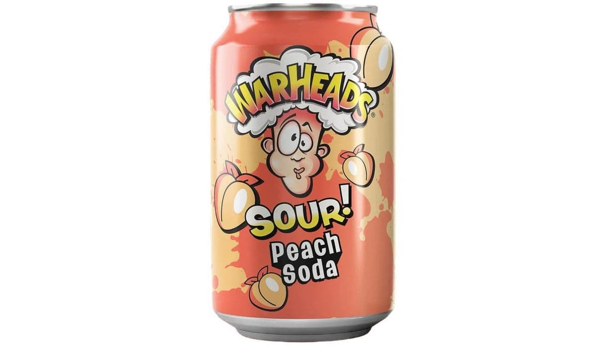 Warheads Sour Peach Soda 