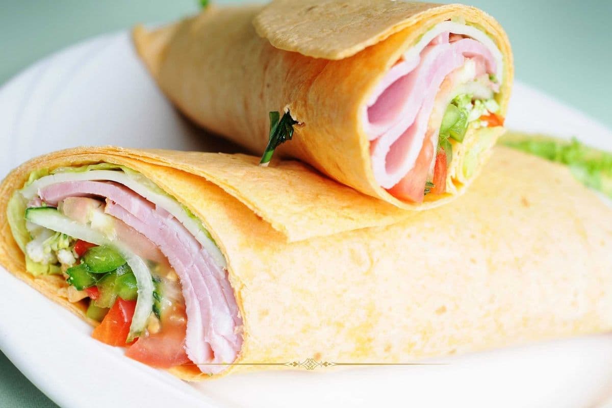 Sausage, pepper & cheese Wrap