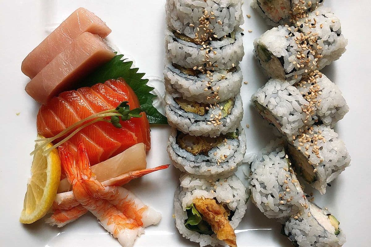 Sashimi and Roll Combo