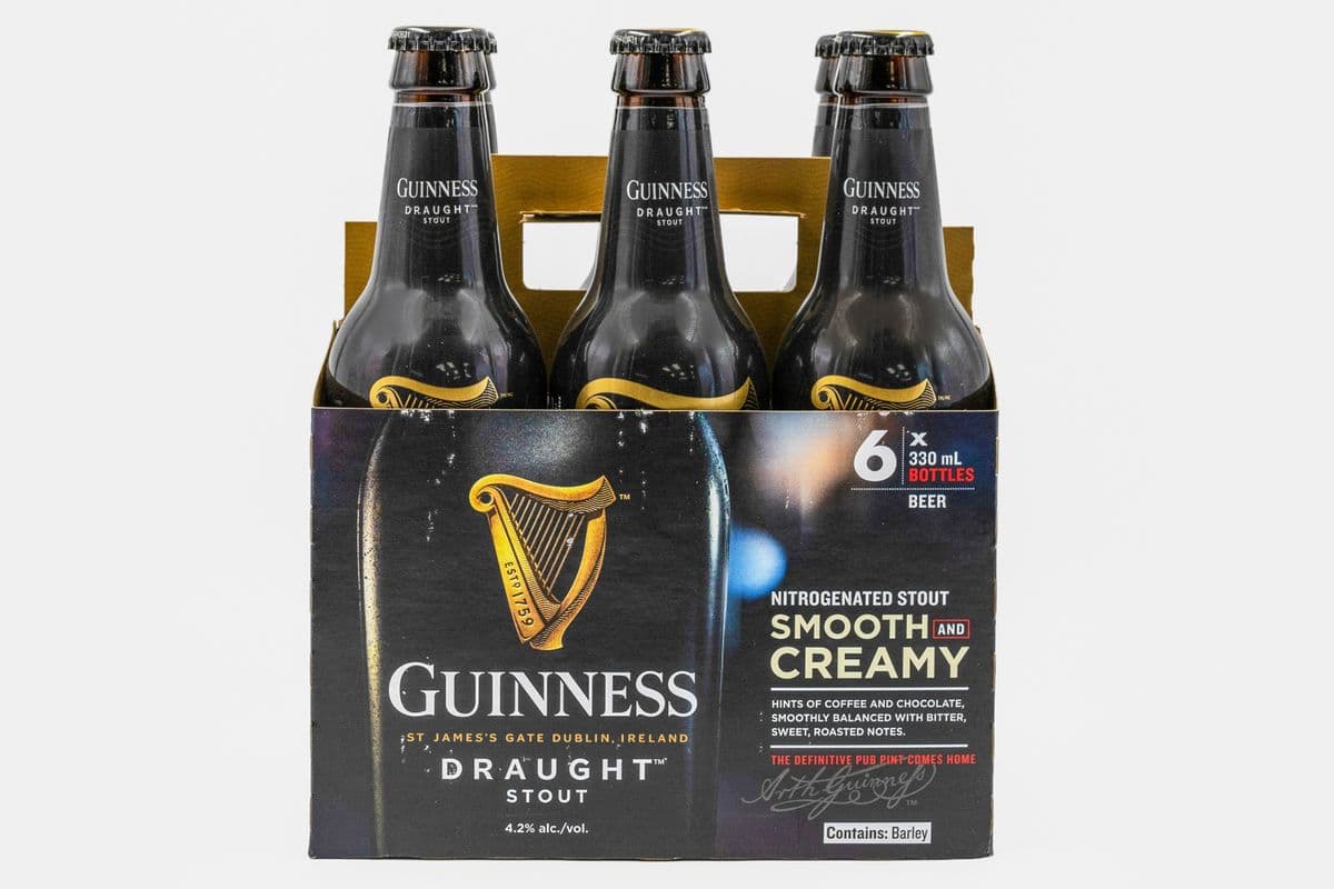 Guinness Draught (6 x 330mL Bottles)