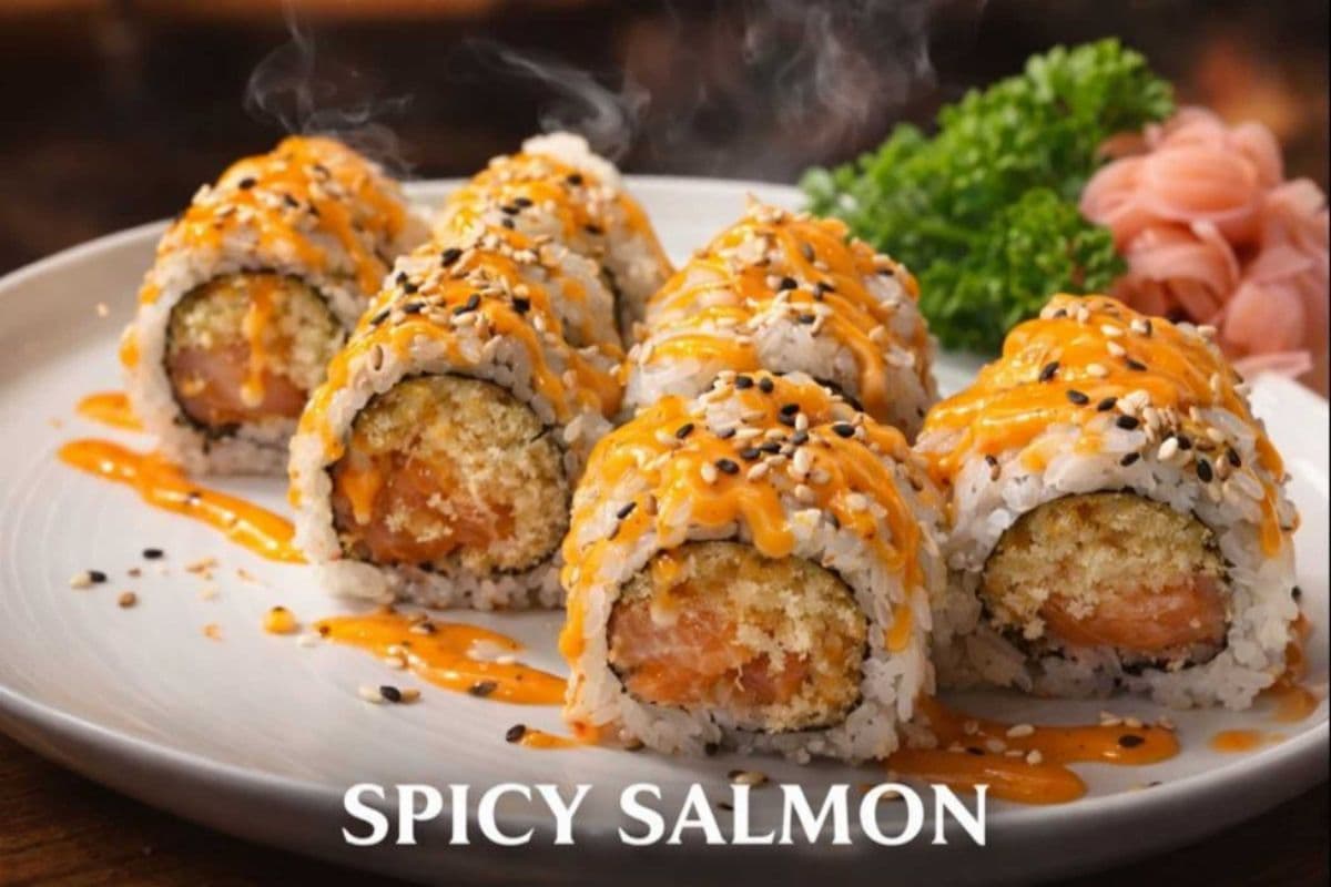 MR 5. Spicy Salmon Roll (6 pcs)