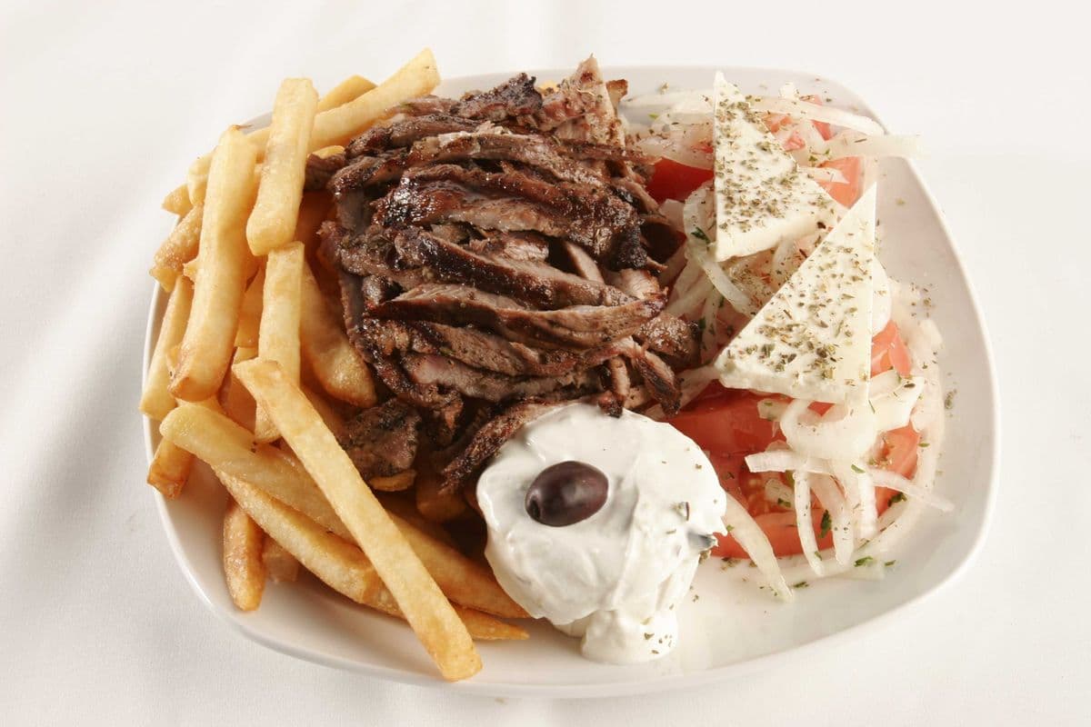 Plat de gyros à l'ancienne / Old-Fashioned Gyro Plate
