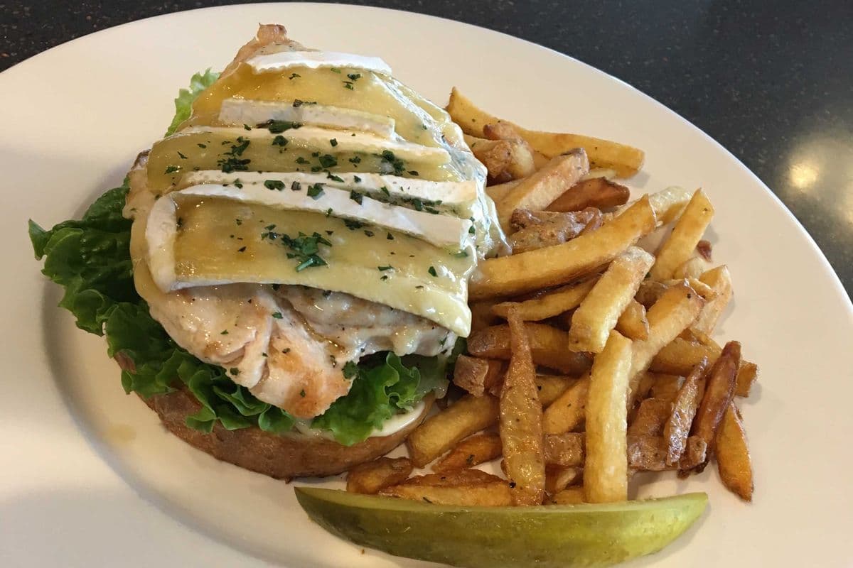 Grilled Chicken and Brie Melt