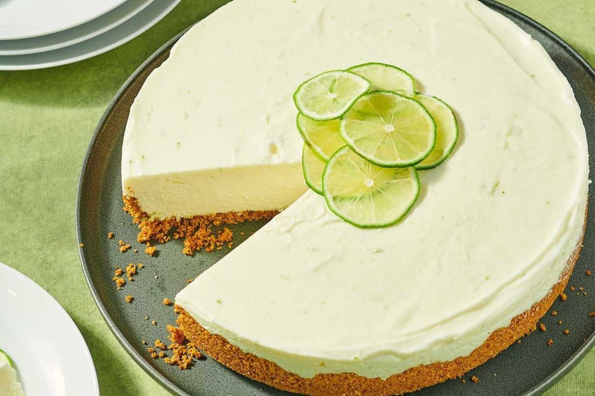Lime Cheesecake Slice