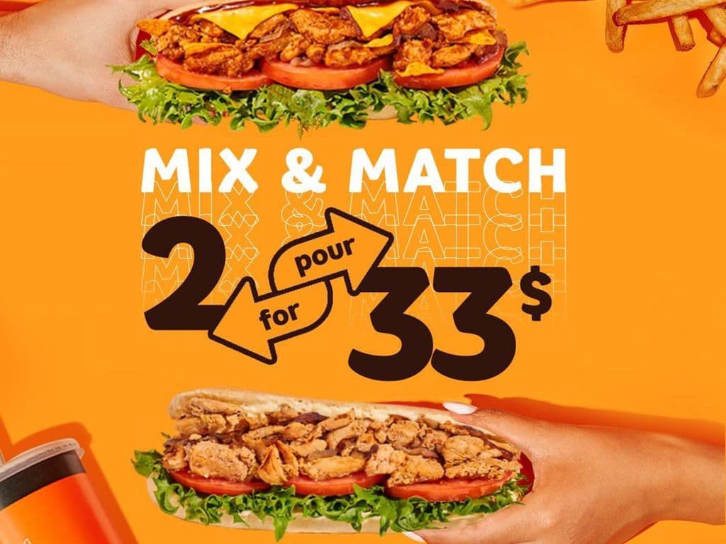 Premium: Un Dîner Pour Deux - Sandwich Régulier Trios
