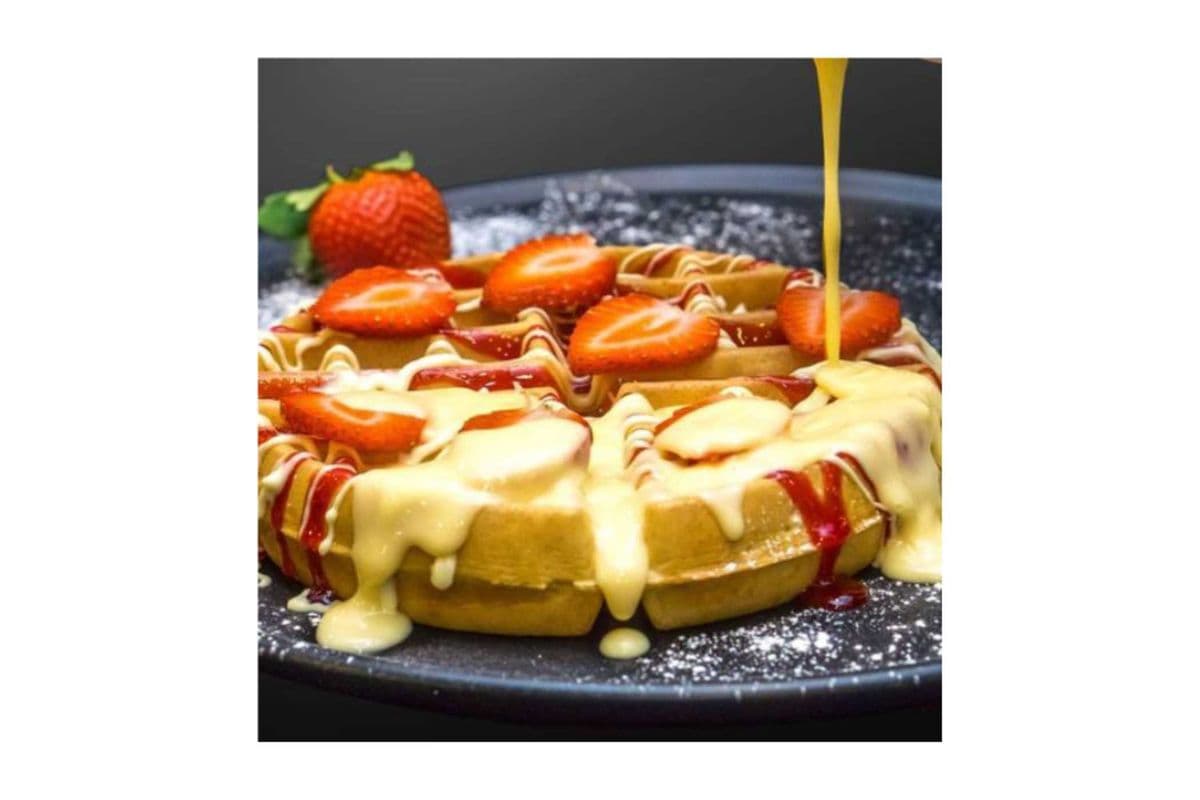 Berry Time Custard Waffle