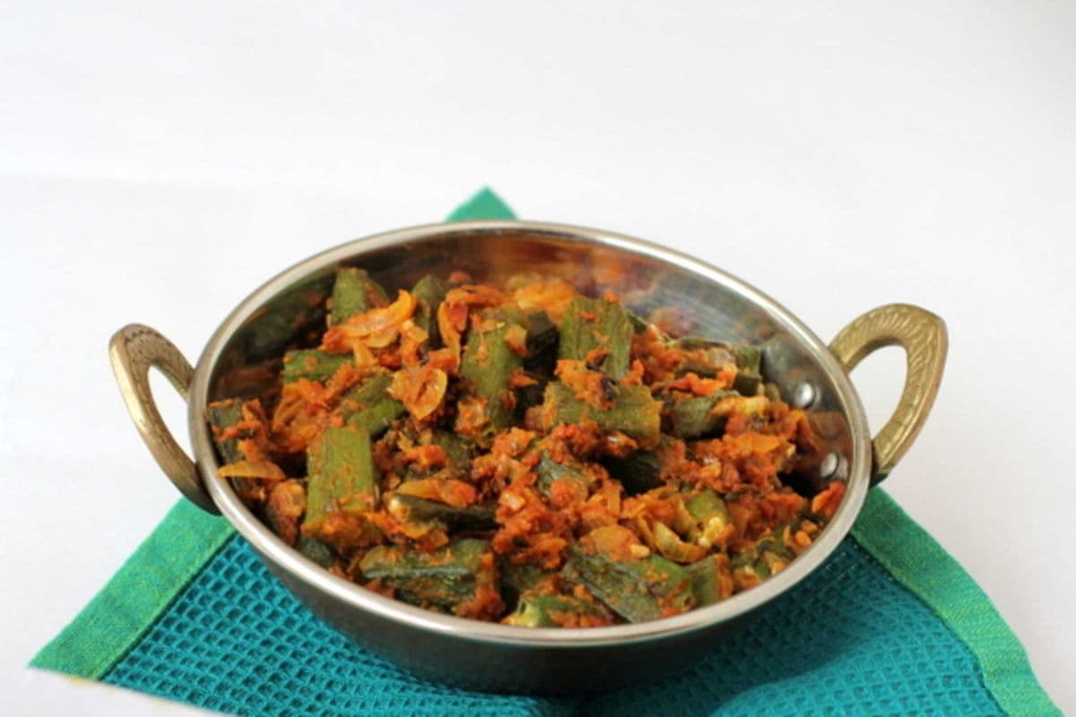 Bhindi Masala Dar (Vegan and Gluten-Friendly)