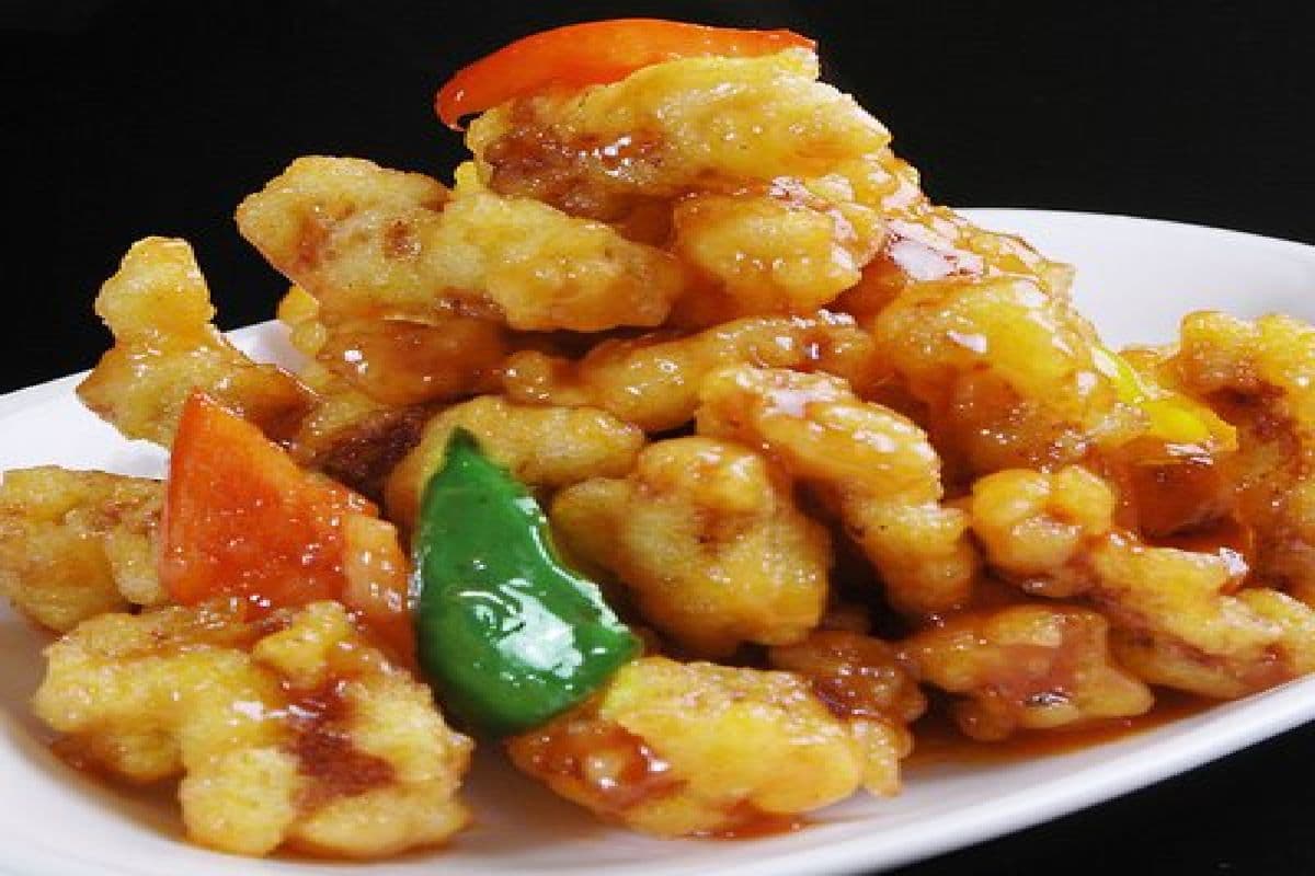 Crispy Fried Pork with Chef's Special Sauce（溜肉段）