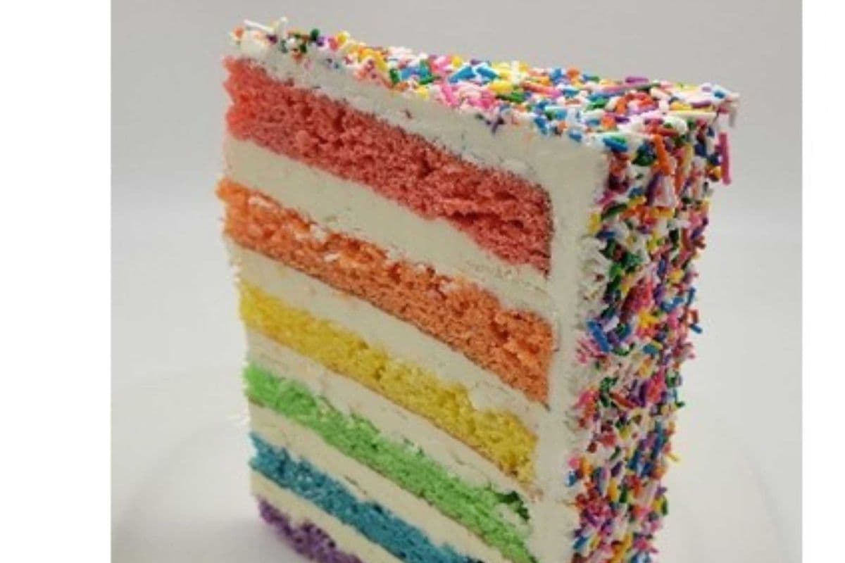 Vanilla Rainbow Cake