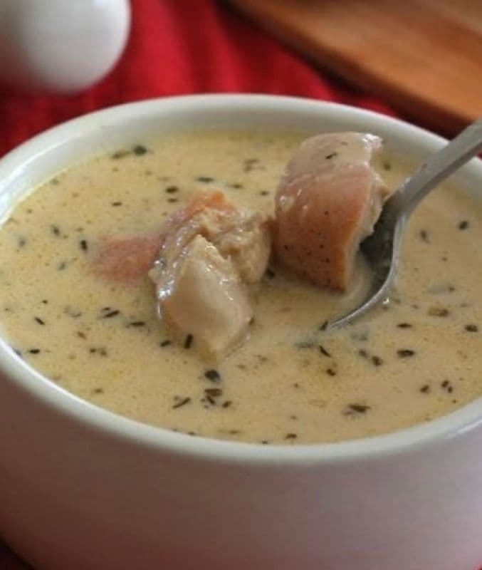CHICKEN GARLIC SOUP