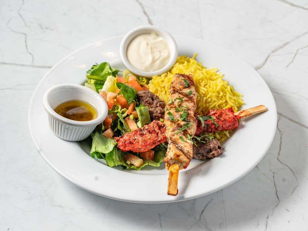Mixed Kebob Plate (GF)