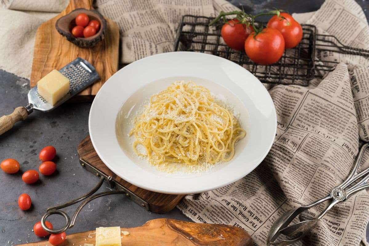Spaghetti with Browned Butter and Mizithra Cheese