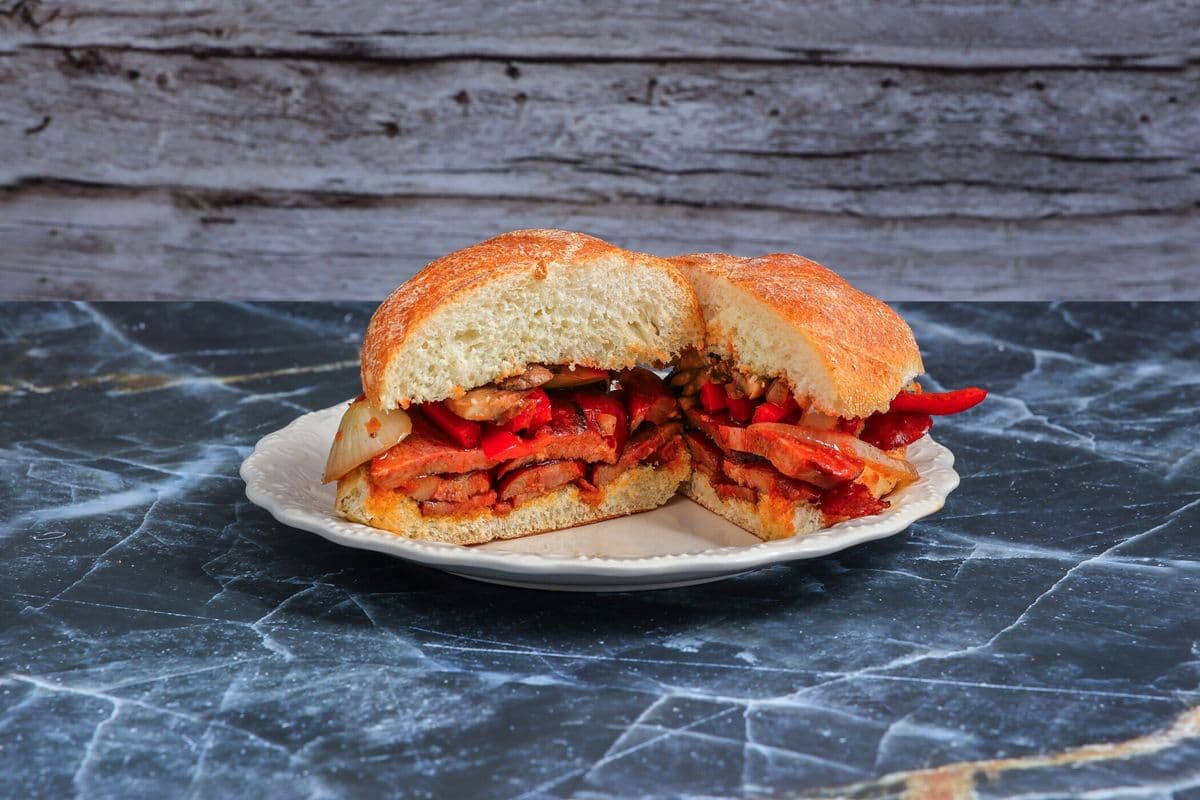 Sausage Sandwich Hot