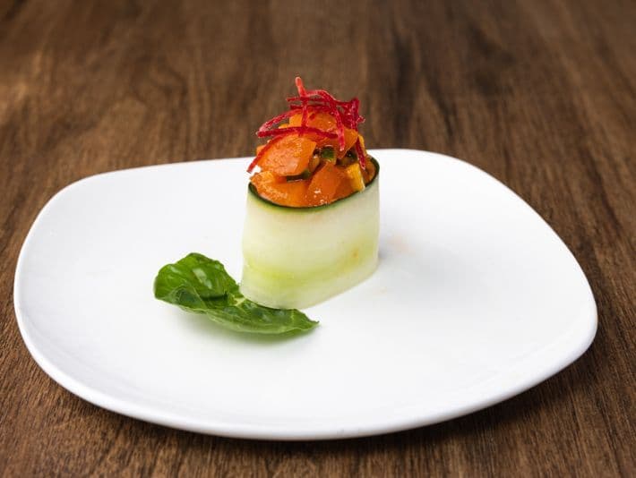 Spicy Vegan Tuna Nigiri (2pcs)
