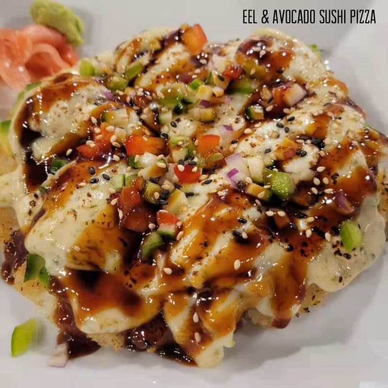 BBQ Eel  Sushi Pizza (6")