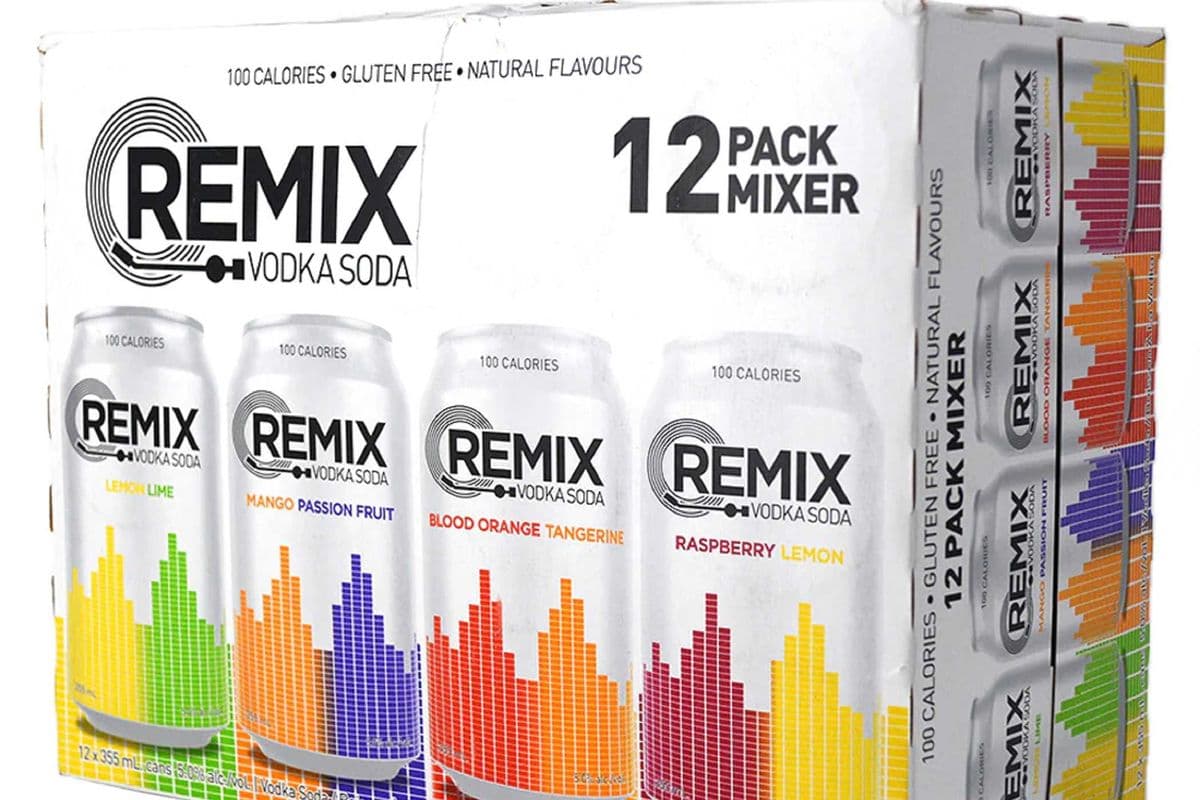 Remix Vodka Soda, 12 Cans (12 x 355ml)