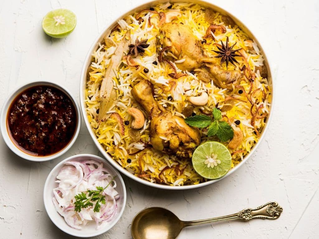Hyderabad Chicken Dum Biryani