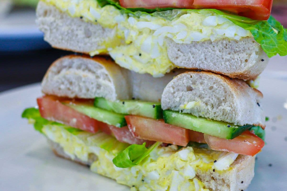 Build Your Egg Salad Bagel