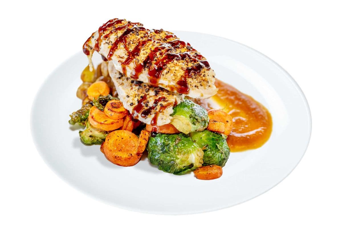 Roasted Chicken Autumn Dinner