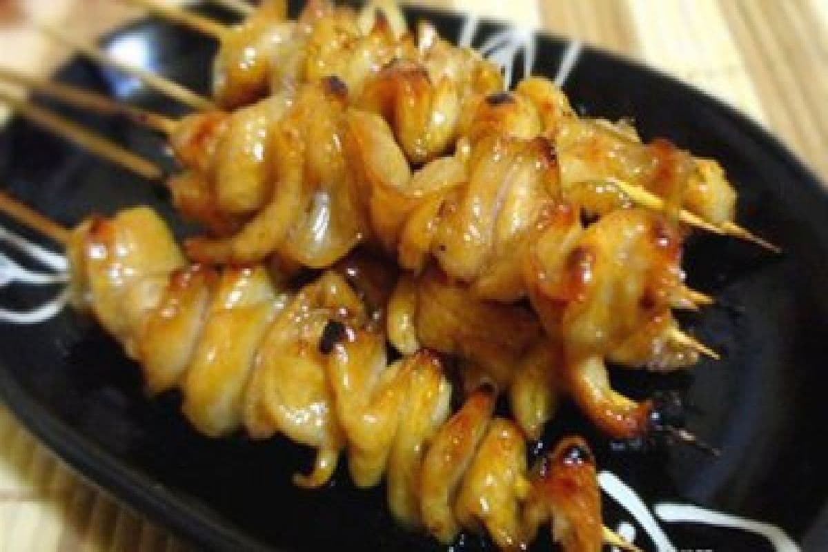 Chicken Skin 3PC（碳烤鸡皮串3个）
