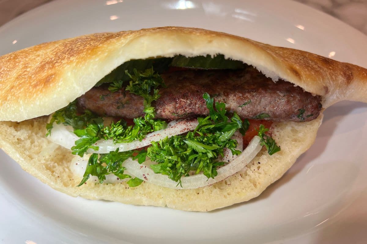 Iraqi Kabab wrap