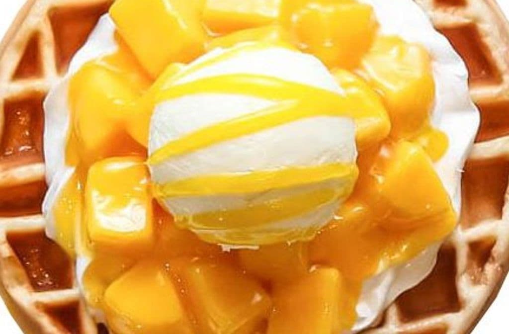Mango Waffle