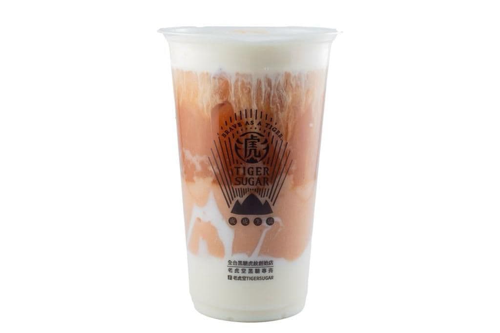 Fresh Taro Mochi Black Tea Latte
