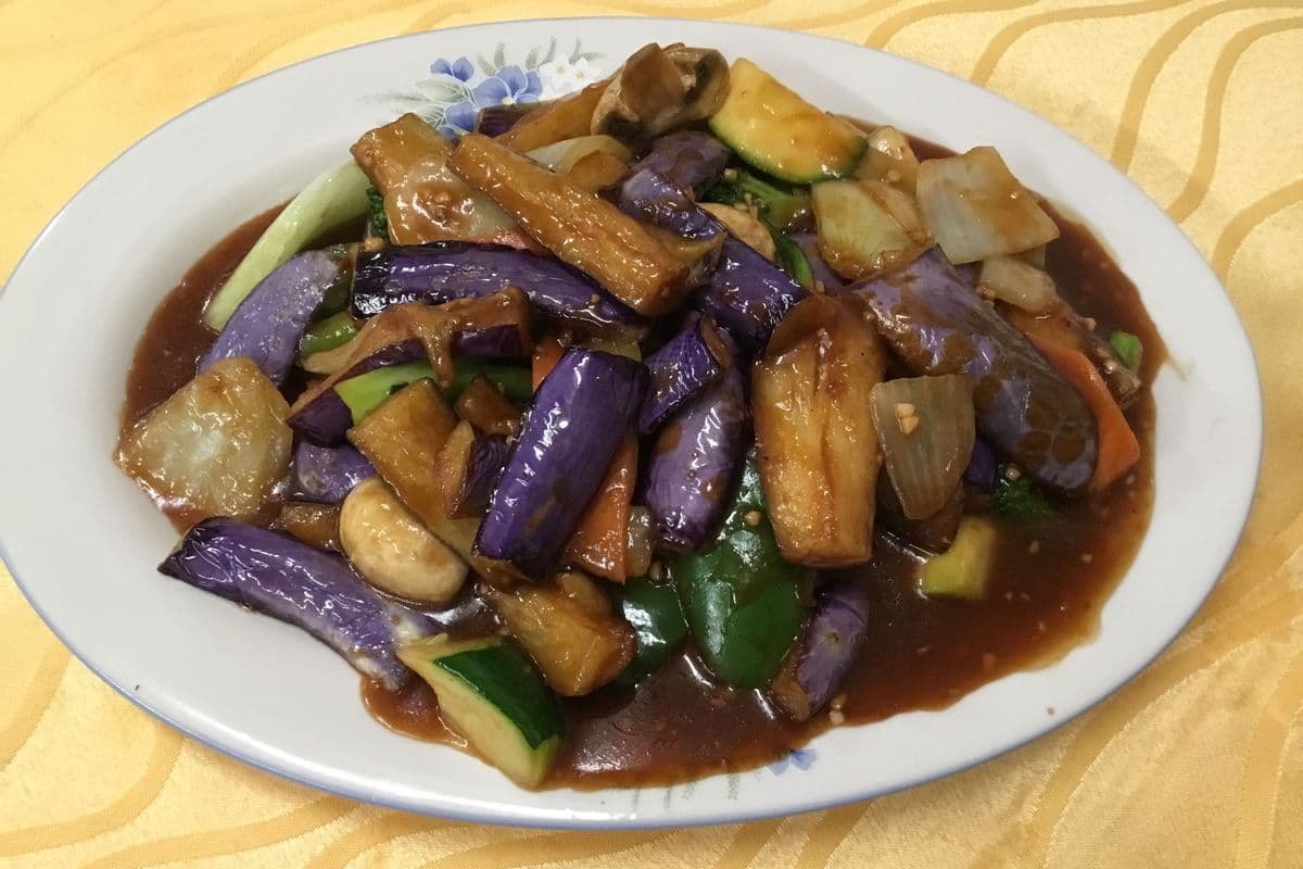 Eggplant with Spicy Sauce