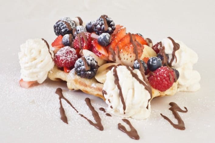 Fruit Party Waffle