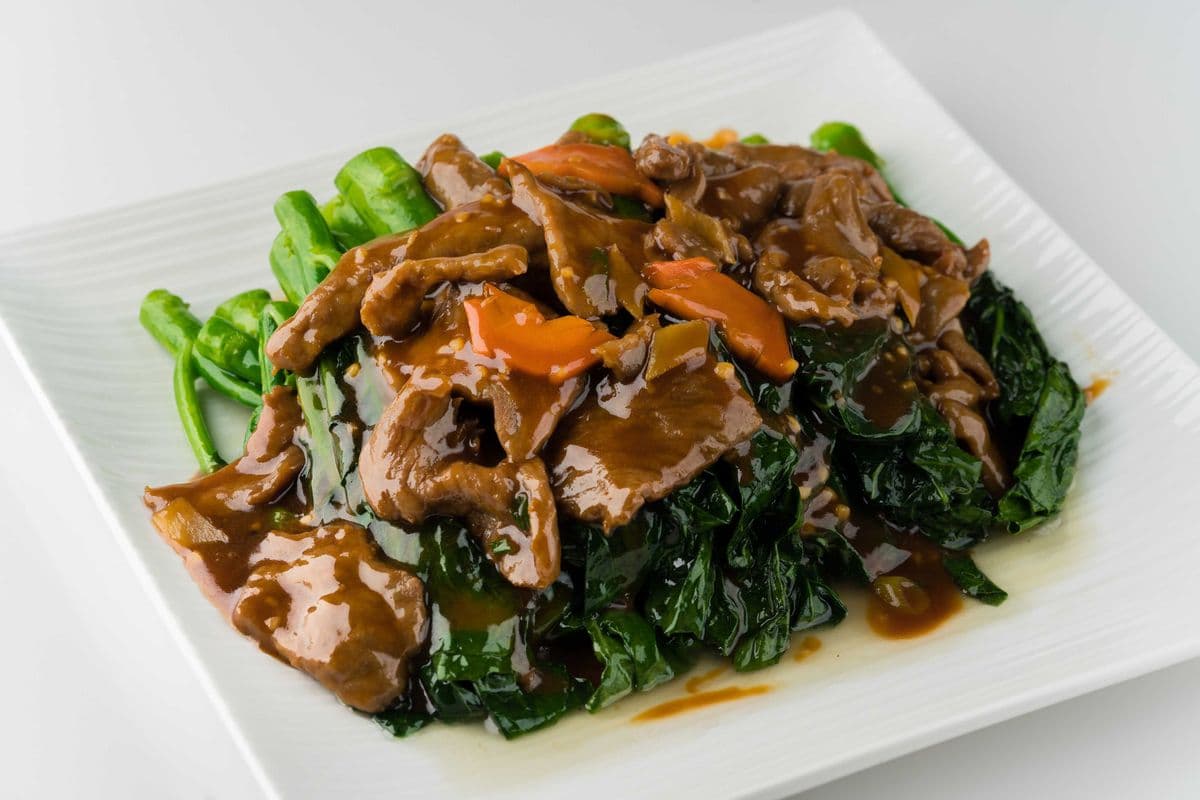 91. Stir Fried Beef with Chinese Broccoli