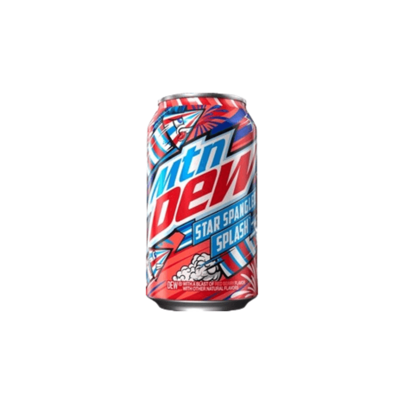 Star Spangled Splash Mountain Dew Can - USA (12oz)