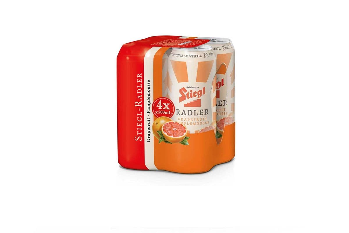 802720. STIEGL GRAPEFRUIT RADLER (4 x 500ML (CANS))