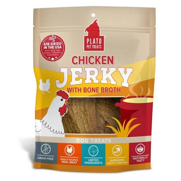 Plato Jerky Chicken & Bone Broth 7 oz