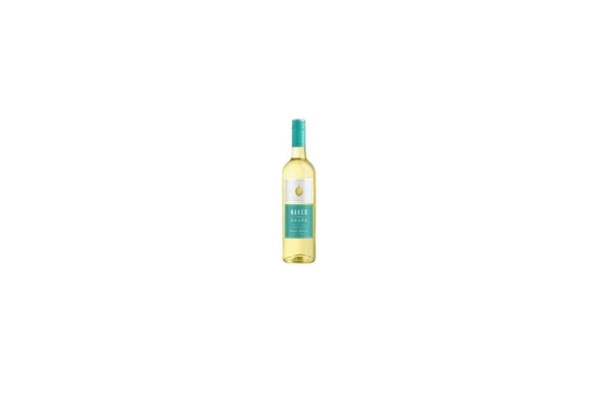 Naked Pinot Grigio Canada Wine, Grape, White (750 ml) (1 x 750 ml)