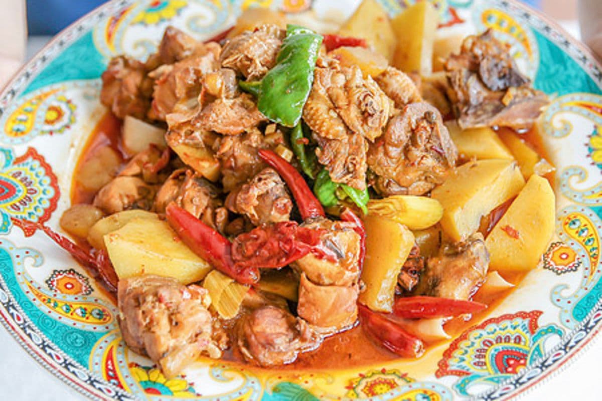Big Plate Stew Chicken (Large)