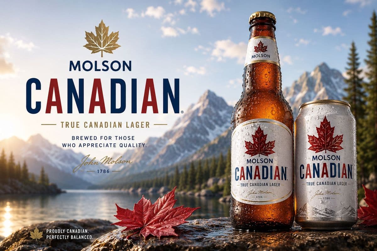 CANADIAN (24 CANS X 355ML) 5.0% ABV (24 x 355 mL)