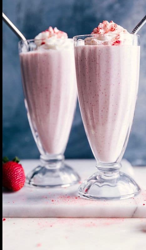 Strawberry milkshake