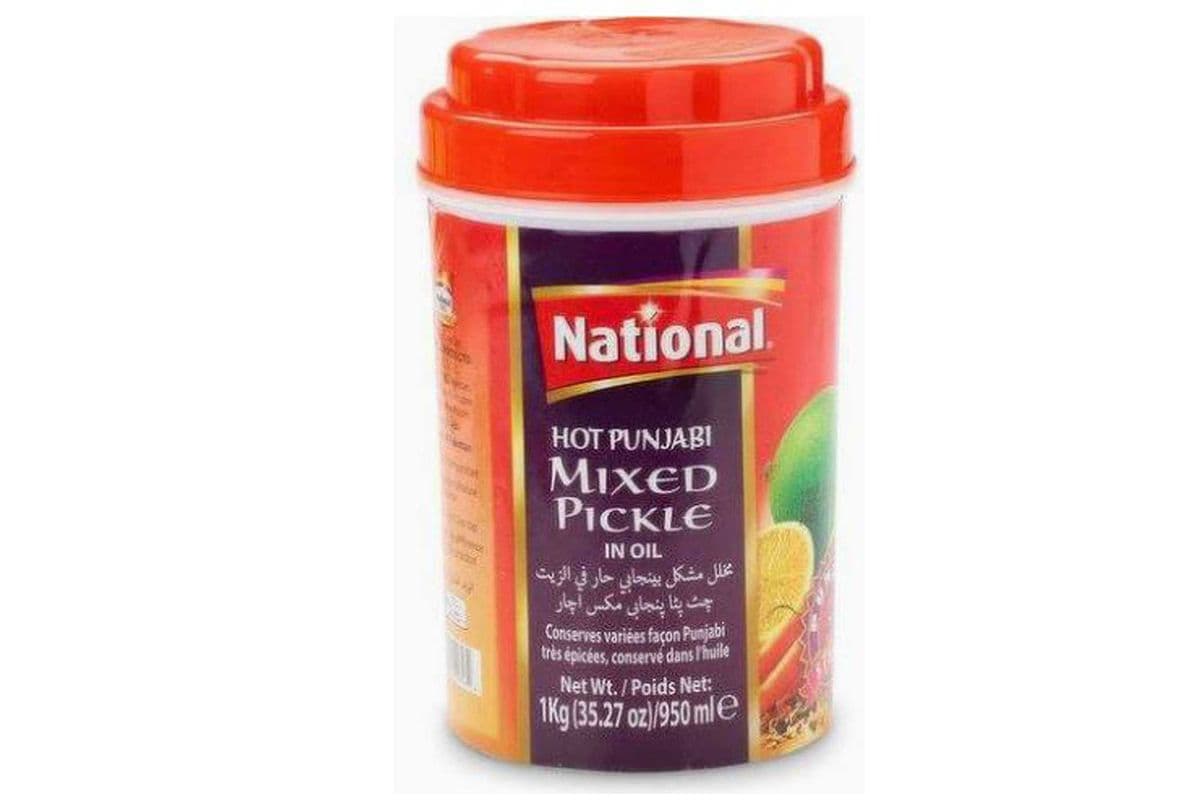 National Hot Punjabi Mixed Pickle (1000 g)