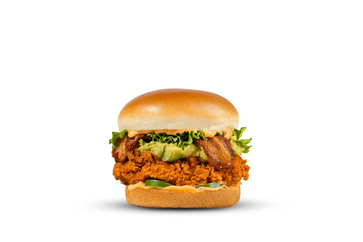 Spicy Avocado Bacon Chicken Sandwich