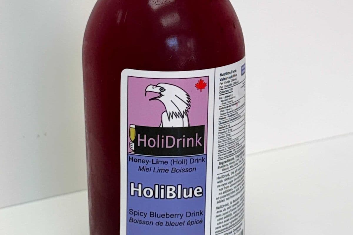 HoliDrink HoliBlue Spicy Blueberry ½ Litre Glass Bottle
