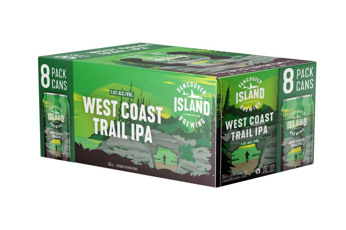 Vancouver Island Brewing West Coast Trail IPA (8 x 355ml can)