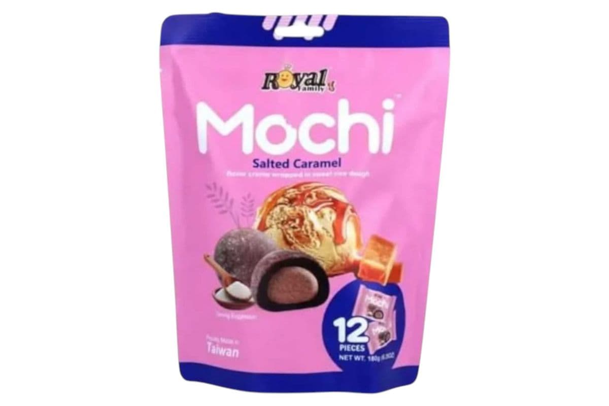 Royal Family Mochi, Salted Caramel Flavor Taiwan (180g) (55 Cal)