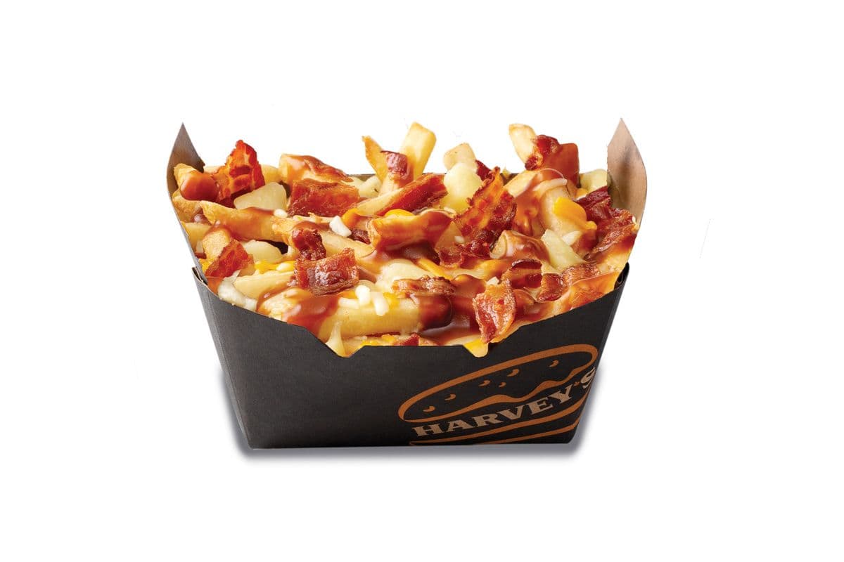 Poutine bacon et double fromage / Bacon Double Cheese Poutine - Regular