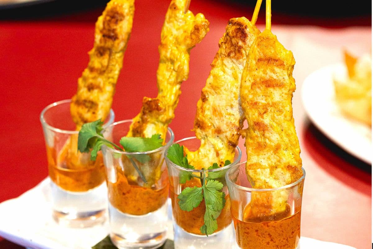 4. Satay (4 pcs)