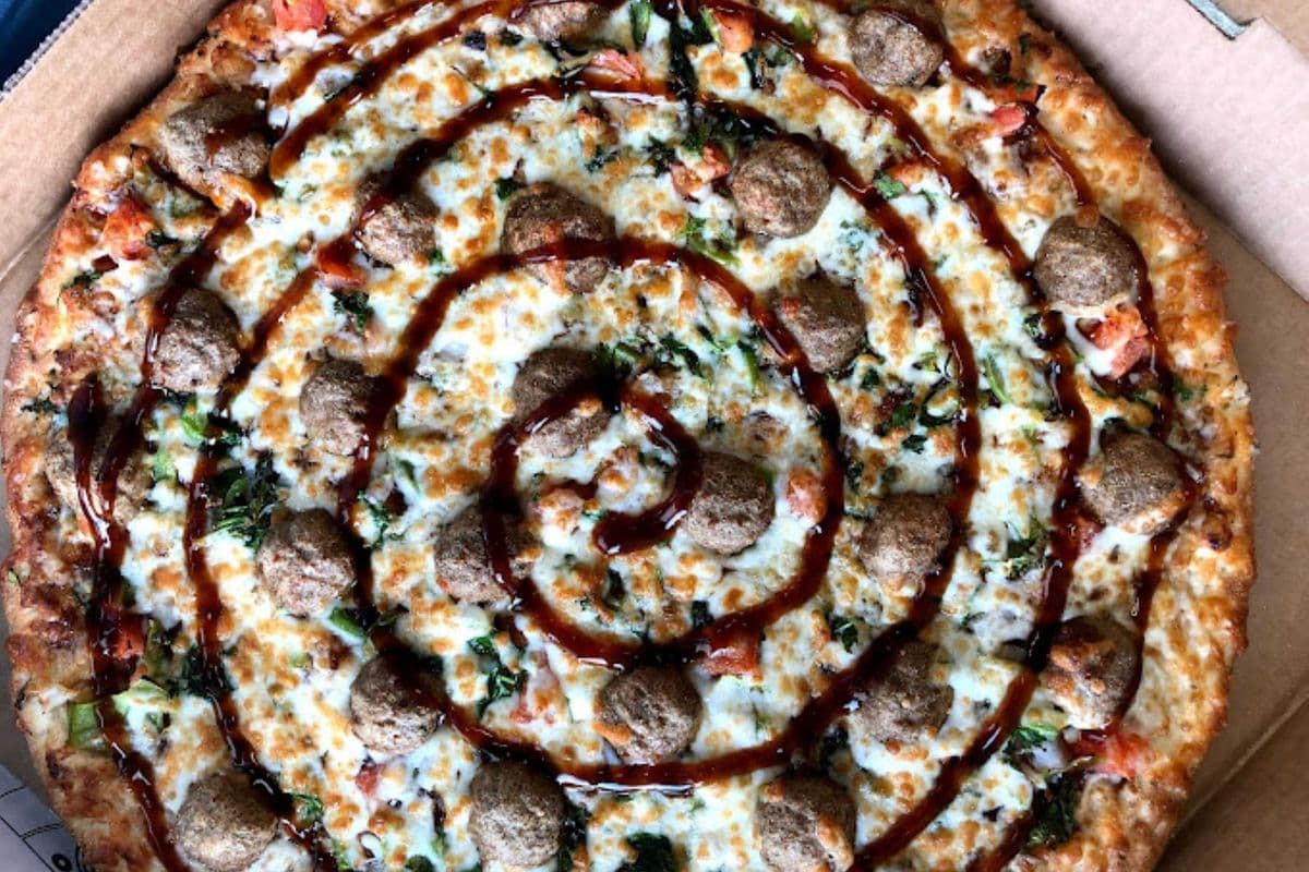 10. 10" Small Meatball Pizza