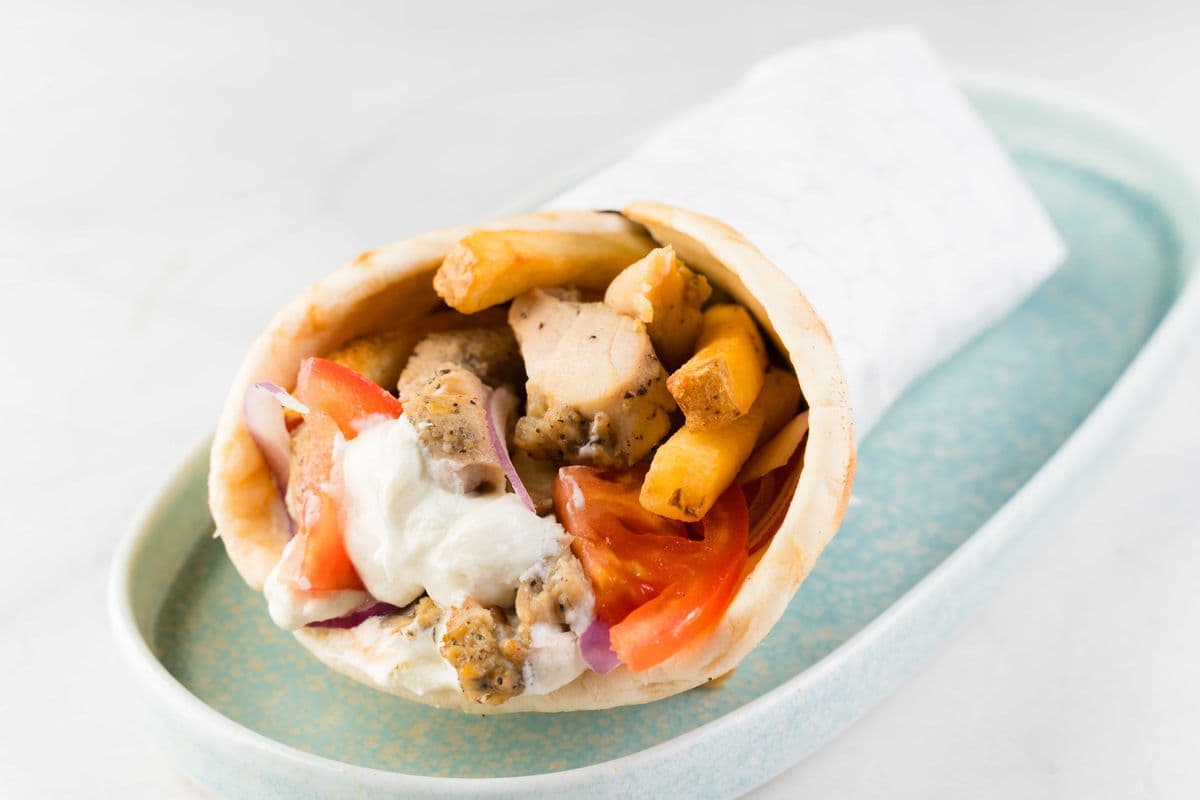 Gyros on a Pita Combo