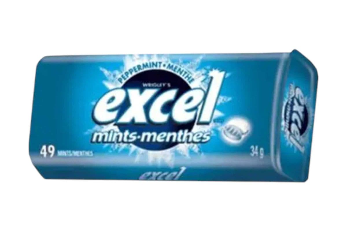 Excel Mints Peppermint (34gm) (5 Cal)