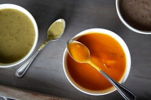 Cream soup of the day / Crème du jour
