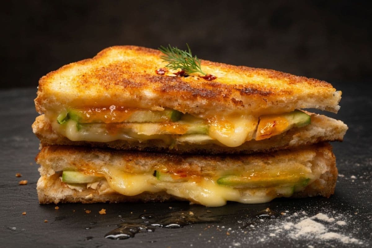 Apple and Brie Grilled Cheese