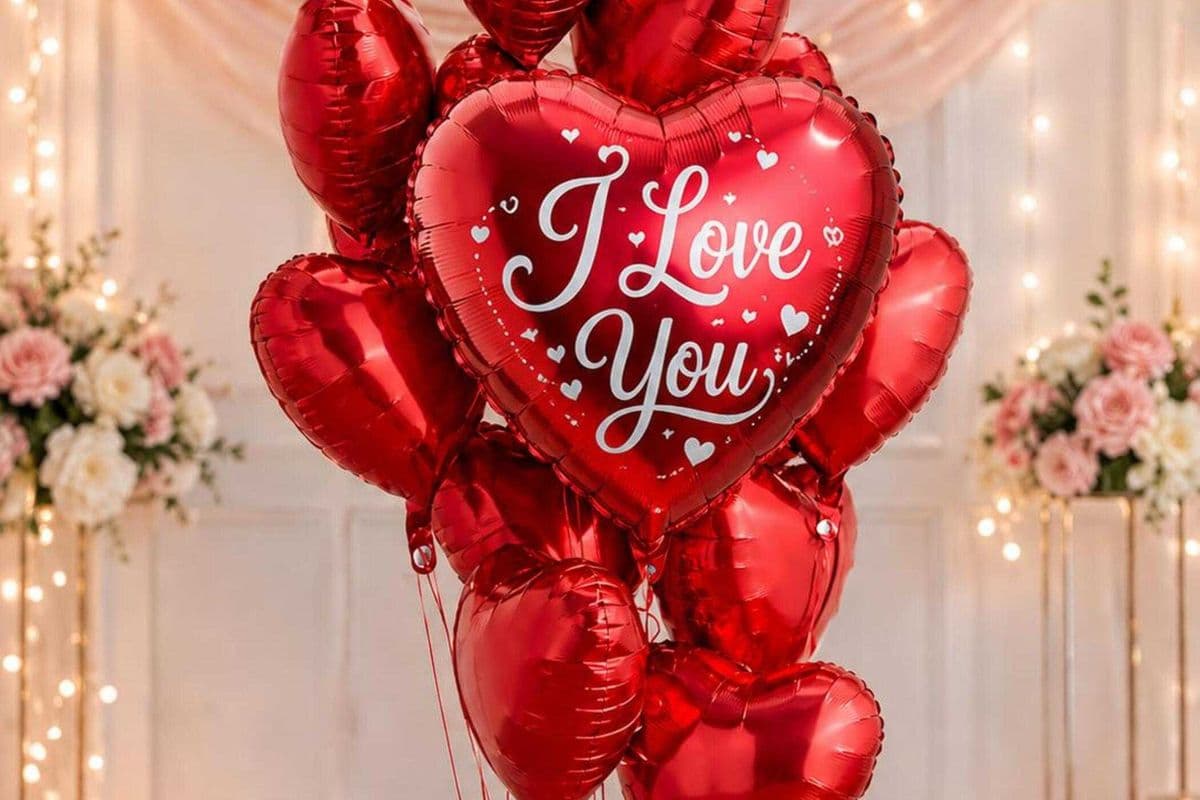 I love you balloon Bouquet